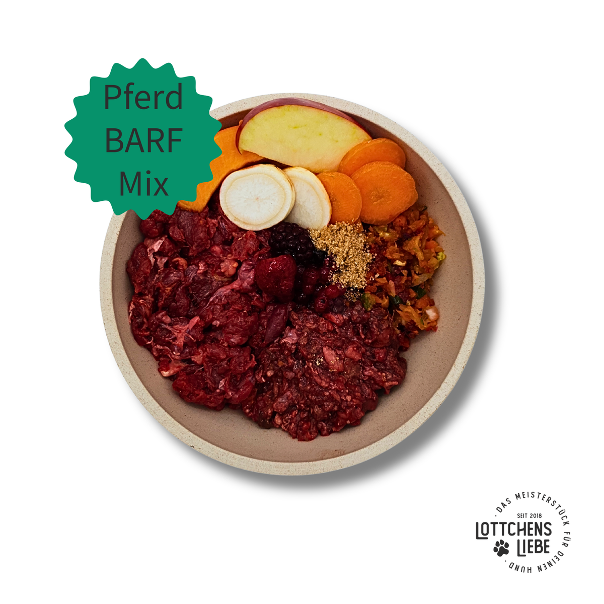 Lottchens Liebe BARF Probierpaket - Allergiker-Liebling, 15kg – Bild 2