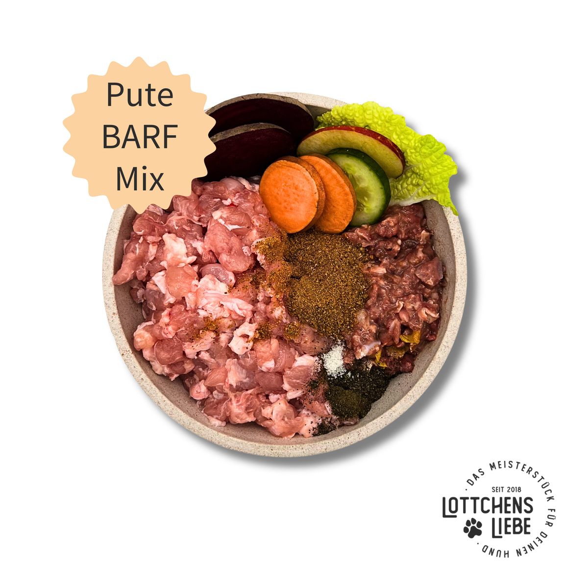 Lottchens Liebe BARF Probierpaket - Der Klassiker, 7.5kg – Bild 3