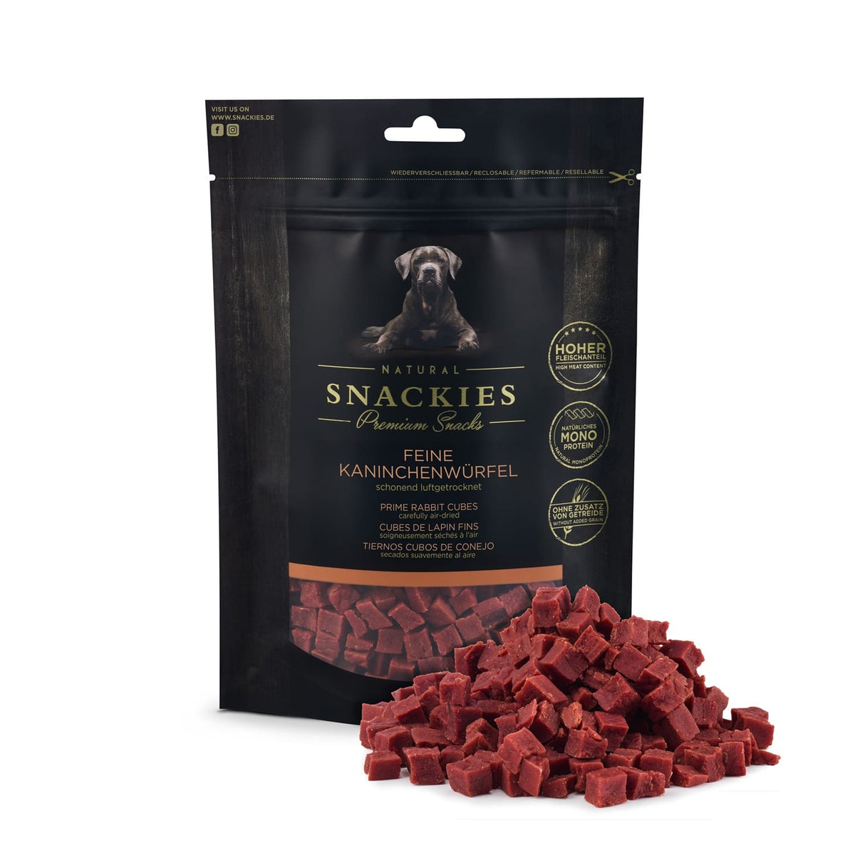 Lottchens Liebe Feine Kaninchenwürfel 80g