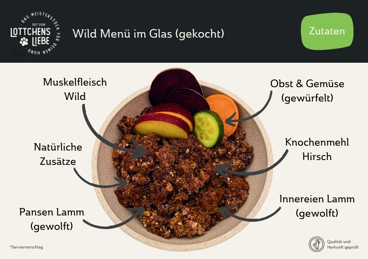 Lottchens Liebe Wild Menü, 380g – Bild 3