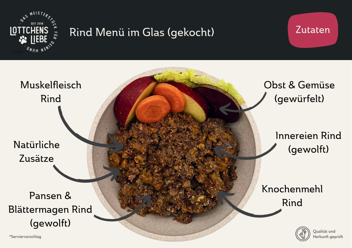 Lottchens Liebe Rind Menü, 380g – Bild 3