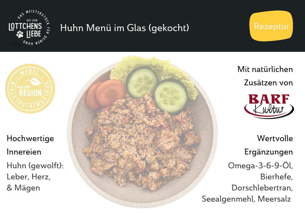 Lottchens Liebe Huhn Menü, 380g – Bild 5