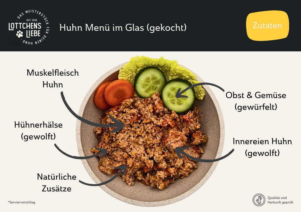 Lottchens Liebe Huhn Menü, 380g – Bild 3