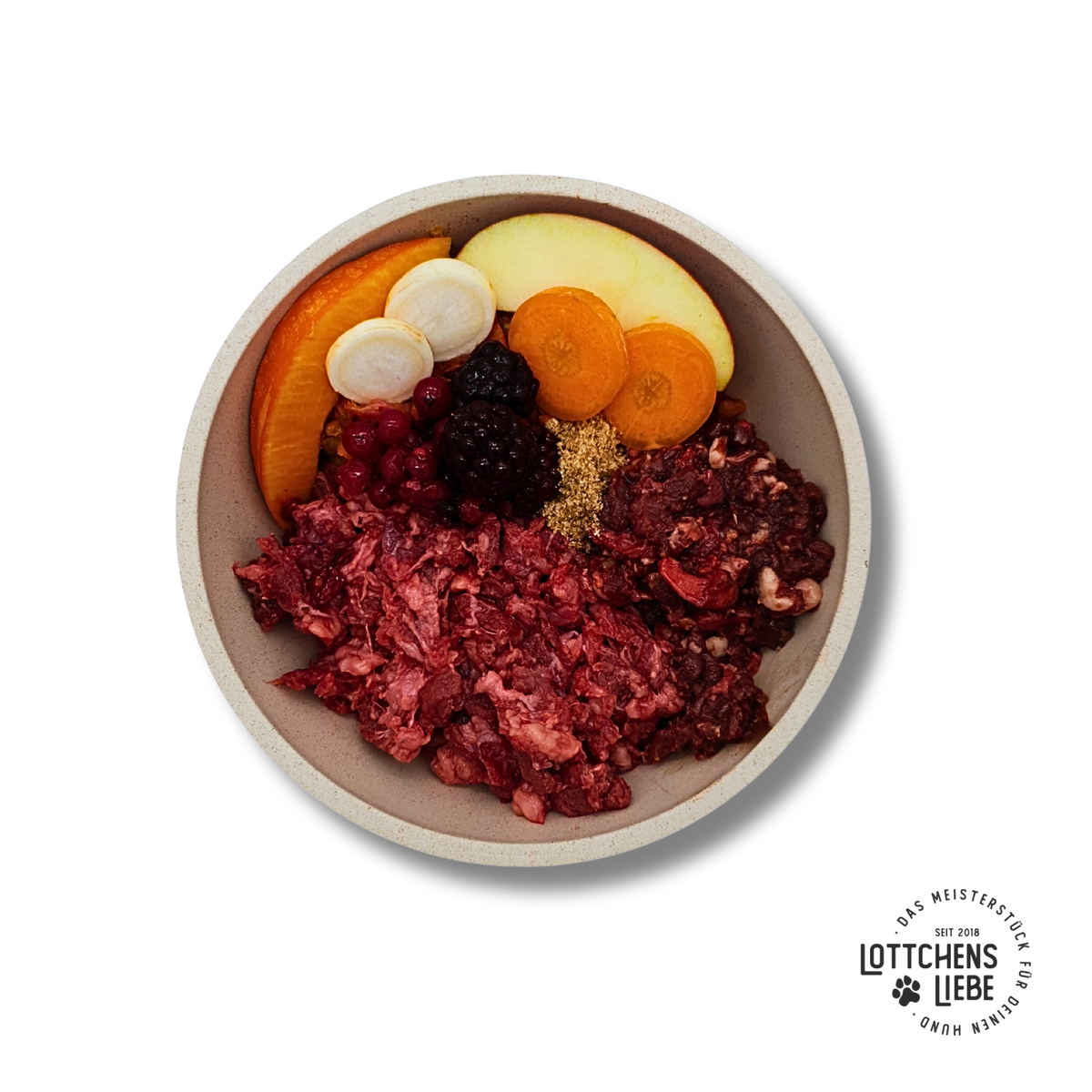 Lottchens Liebe Wild & Lamm BARF Mix - gewolft, 250g